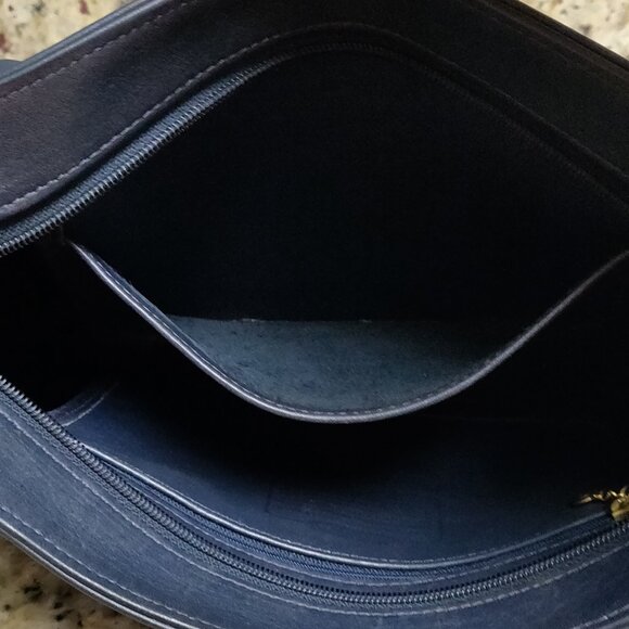 Coach Vintage Soho Zip Hobo 4161 Navy - Picture 9 of 13